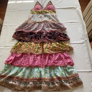 Alice + Olivia floral Boho dress Sz 6